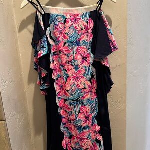 M EUC Lilly Pulitzer Kara silk dress
